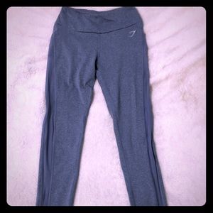 Gymshark Dry Sculpture Leggings Slate Blue - M